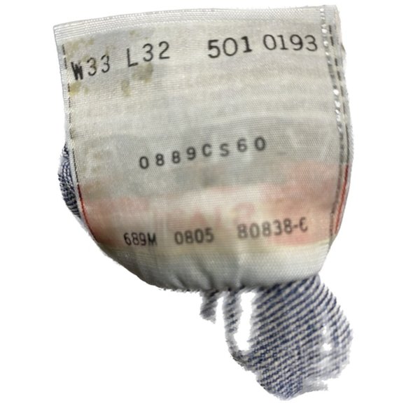 Levi's 501 Vintage '93 Jeans --- Great Shape! - Picture 5 of 6